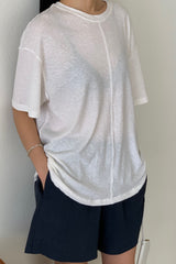 Raw Seam Detail Tee