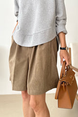 Corduroy Banding Shorts