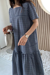 Check Square Dress