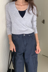 Contrast Wool Knit