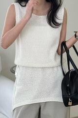 Side Tie Layering Knit Top