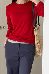 Tencel Stretch Layered Tee