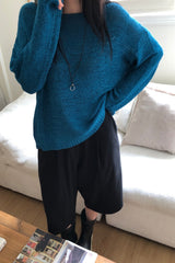 Pale Boatneck Knit
