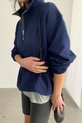 Terry Half Zip Pullover