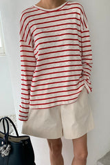 Slub Stripe Tee