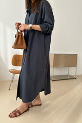 Maxi Shirt Dress