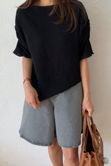 Yoru Shirring Blouse