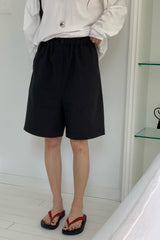 Bio-Washed Twill Bermuda