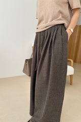 Button Wide Pants