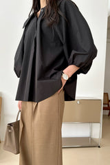 Volume Collar Blouse