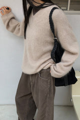 Premium Brushed V-neck Knit