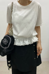 Frill Lace Stopper Tee