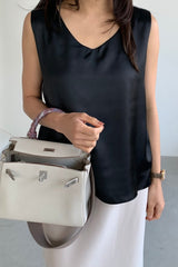 Silky Double Layer Blouse