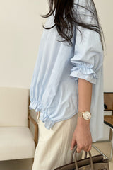 Double Ruffle Blouse