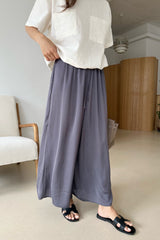 Satin Skirt Pants