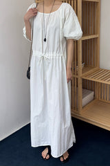 Balloon Sleeve Maxi