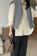 Soft Wale Rounded Corduroy Shirt