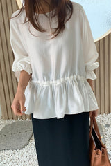 Mellow Waist Tie Blouse