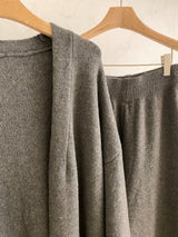 Overfit Cardigan Set