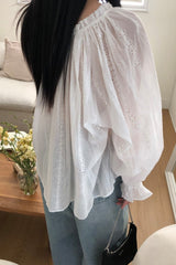 Boho Ruffle Blouse