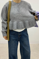 Peplum Knit Pullover