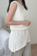 Side Tie Layering Knit Top