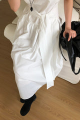 Gathered Tie Front Maxi