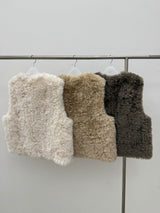 Soft Faux Fur Vest Jacket