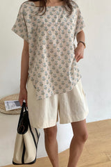 Floral Print Blouse