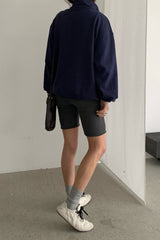 Terry Half Zip Pullover