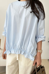 Double Ruffle Blouse