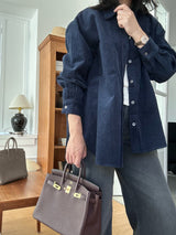 Boxy Pocket Corduroy Shirt