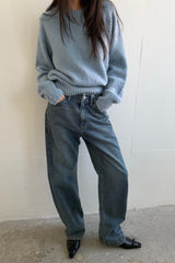 Winter Bloom Round Sweater