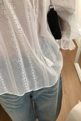 Boho Ruffle Blouse