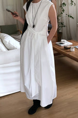 Gathered Tie Front Maxi