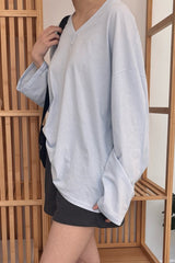 Silky V-neck Tee
