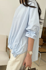 Double Ruffle Blouse