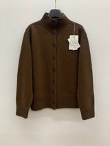 Superfine Wool Button Cardigan