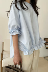Double Ruffle Blouse