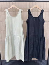 Drop Waist Midi Dress