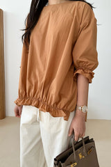 Double Ruffle Blouse