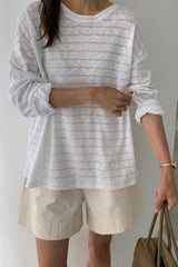 Slub Stripe Tee