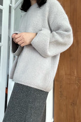 Flare Sleeve Wool Sweater