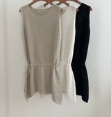 Side Tie Layering Knit Top