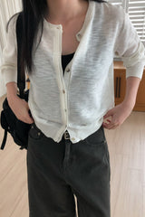 Airy Viscose Summer Cardigan