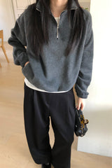 Fleece Half Zip-up