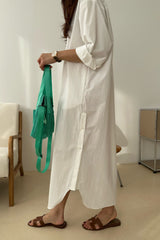 Maxi Shirt Dress