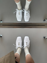 V203-Square Lace Loafer