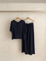 Linen Frill Hem Set