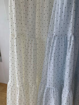 Tiered Polka Dot Maxi Skirt